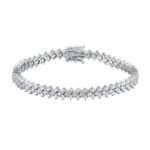 Fashion Moissanite Plaid Bracelet For Women - Image 5