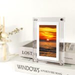 Digital Picture Frame Acrylic Video Player Digital Photo Frame Vertical Display With 1GB And Battery Type C Video Frame Gift For Loved - Image 3