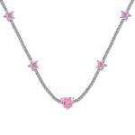 Fashion Sterling Silver Tennis Necklace For Women - Image 6