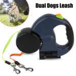 Retractable Dog Leash For Small Dogs Reflective Dual Pet Leash Lead 360 Swivel No Double Dog Walking Leash With Lights Pet Products - Image 2