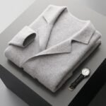 Wool Cardigan Suit Lapel Loose Fashionable Jacket - Image 6