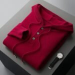 Men's American-style Warm High-grade Button Hoodie Sweater - Image 9