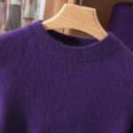 Half Height Round Neck Mink Fleece Fashionable Soft And Versatile Women's Fleece Sweater - Image 4