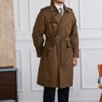 Double-breasted Lapel Trench Coat - Image 3
