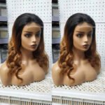 Ombre 1B 27 Body Wave 4x4 Lace Wig Brazilian Human Hair Wigs - Image 5