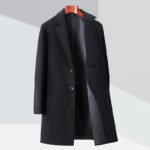Men's Business Casual Woolen Trench Coat - Image 6