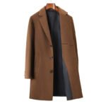 Men's Business Casual Woolen Trench Coat - Image 5