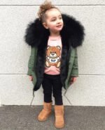 Children's faux fur coat - Image 3