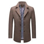 Men's Coat Fashion Cotton Padded Business Non-ironing - Image 8
