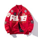 Racing Suit Thick Motorcycle Jacket Embroidered Baseball - Image 2