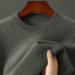 Round Neck Pullover Leisure Knitted Sweater For Men - Image 4