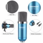Neewer NW-7000 USB Professional Studio Condenser Microphone and NW-35 Adjustable Suspension Scissor Arm Stand with Shock Mount and Table Mounting Clamp Kit Perfect for Broadcasting and Sound Recording - Image 6