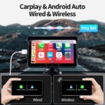 7 Car Wireless CarPlay Display Cigarette Lighter Interface Suction Cup Universal - Image 6