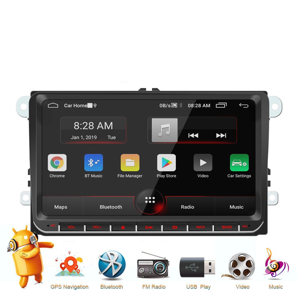 124934931617-2.jpg Car White Variable Case MP5 Android GPS Navigation Player - Image 1
