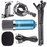 Neewer NW-7000 USB Professional Studio Condenser Microphone and NW-35 Adjustable Suspension Scissor Arm Stand with Shock Mount and Table Mounting Clamp Kit Perfect for Broadcasting and Sound Recording - Image 2