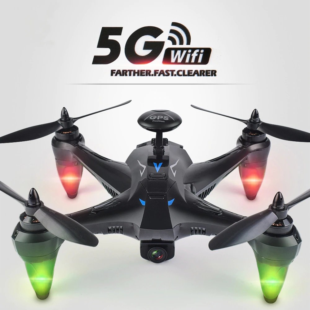 126909830047-3.jpg Durable Professional Quadcopter Automatic Return Wide Angle 5G WiFi FPV Dual GPS 720P1080P Camera Drones - Image 1