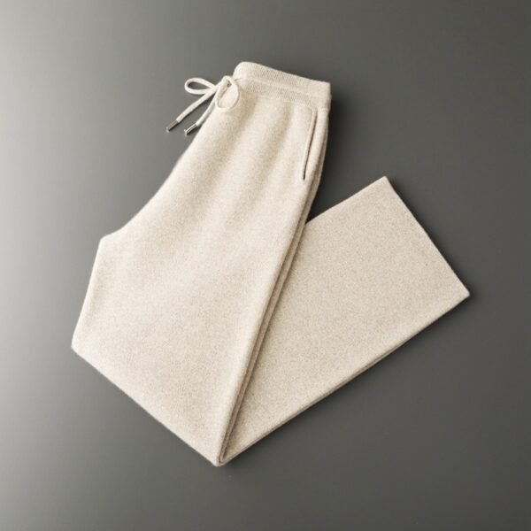 Men's New Cashmere Pants Square Meters Thickening Wide Leg Pants