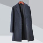 Men's Business Casual Woolen Trench Coat - Image 7