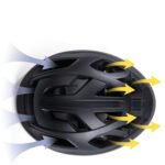 Bicycle Helmet LED Light Rechargeable Intergrally-molded Cycling Helmet Mountain Road Bike Helmet Sport Safe Hat - Image 5