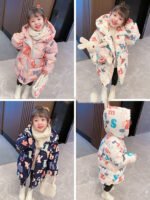 Western Style Children's Clothing, Baby Girls, Cotton-Padded Clothing, Children's Cotton Clothing - Image 6