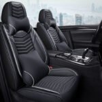 All Seasons Full Surround Seat Cover Leather Seat Cover Net Red Seat Cushion - Image 9