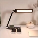 LED Wireless Charging Long Arm Desk Lamp Dimming Table Lamp Aluminum Alloy Folding Long Life Reading Light Multiple Color Modes - Image 4