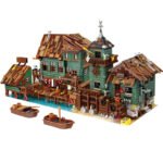Blocks Bricks Old Fishing House Series Captain's Wharf Toys For Kids Christmas Gifts - Image 5
