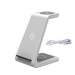 Wireless Charger Compatible With Iphone12 Three-In-One Charging Stand Iwatch6 Fast Charging Base - Image 6