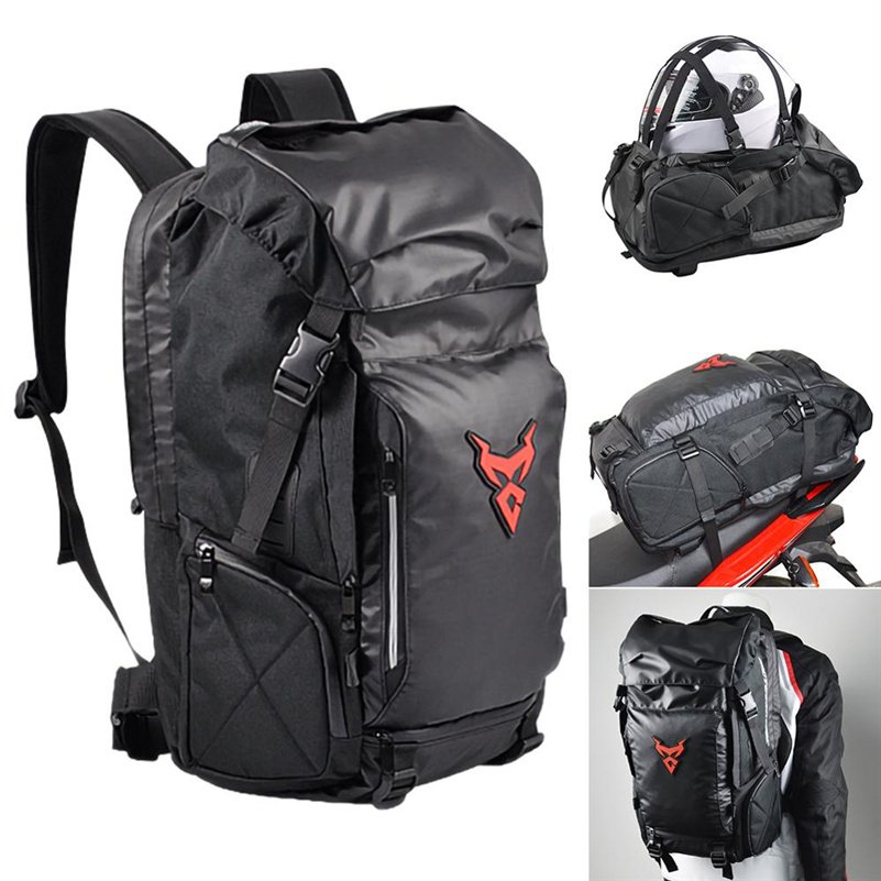 1620444385108-2.jpg Multifunctional Motorcycle Travel Backpack Shoulder Helmet Bag - Image 1