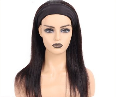 1621754860334-1.jpg Human Hair Headband Wigs Hair Is Reversed, Hair Band, Wig And Headgear - Image 1