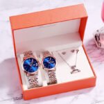 Luxury Watch Gifts for Women Earrings ring Necklace bracelet - Image 4