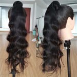 Wig Jurchen Human Hair Ponytail Bandage Bundled Ponytail - Image 5