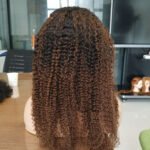10A Ombre Human Hair Kinky Curly 4x4 Lace Front Wigs T1B 30 - Image 3