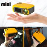 Mini Portable Projector 800 Lumens Eye-Care 1080p LCD 50,000 Hours Lamp Life Home Cinema Video Projector - Image 6