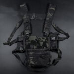 Built-in Quick Pull Sleeve MK4 Tactical Multi-function Expansion Mount Breathable Quick Release Camouflage Chest Hanging Vest
