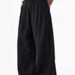 Design Sense Double Pleated Profile Suit Pants Men And Women High Sense