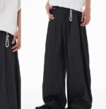 American Retro Texture High Intelligence Machete Suit Pants - Image 4