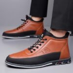 Men's Business Casual Leather Shoes Fathersdaygift Closed - Image 5