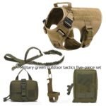 Tactical Dog Harness Pet German Shepherd K9 Training Vest Dog Harness And Leash Set For All Breeds Dogs - Image 8