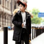 Down jacket boy with long thickening - Image 4