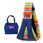 Cotton breathable sling baby carrier baby bag back pocket - Image 9