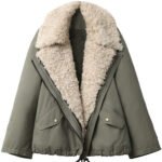 Women's New Retro Style Fur Collar Jacket - Image 7