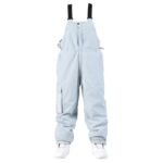 New Outdoor Men And Women Ski Suit Autumn And Winter Leisure Working Bib Top Pants - Image 7