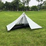 Portable camping pyramid tent single outdoor equipment camping supplies