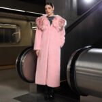 Long Sleeve Fur Plush Thermal Long Coat