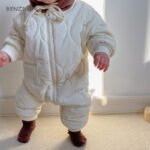 Baby Padded Quilted Kumpsuit Outing Clothes - Image 2