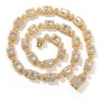 Copper Inlaid  Hip-hop Necklace - Image 4