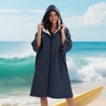 Beach Surfing Swimming Snorkeling Thick Windproof Cape Bathrobe - Image 8