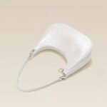 Chinese Style White One Shoulder Crossbody Moon Bag - Image 3