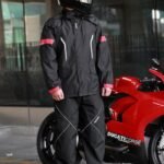 Raincoat Suit Motorcycle Rainproof Fishing Hiking Camping Outdoor Jacket And Trousers Set With Buggy Bag